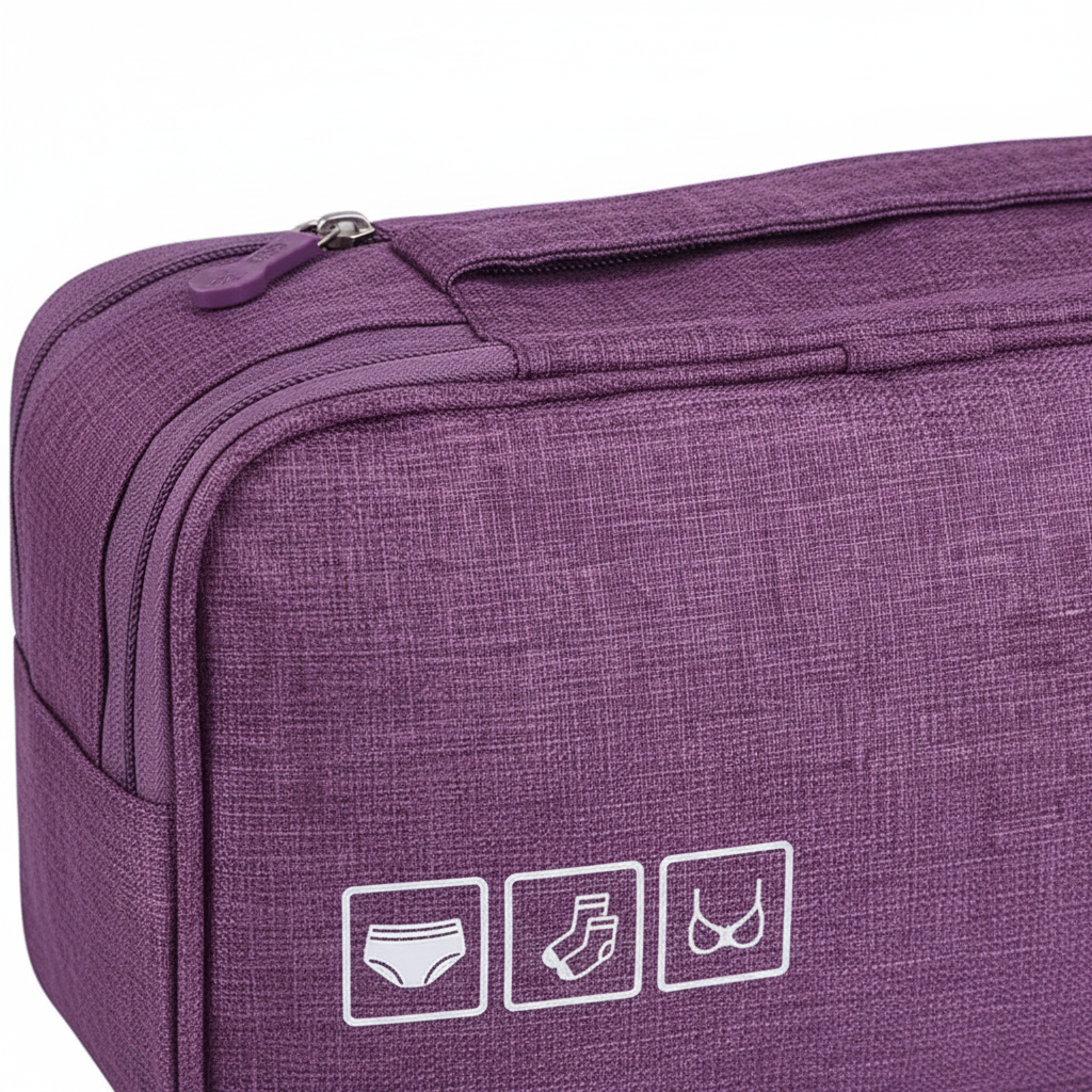 Organizador de Ropa Interior Viajero con 3 Capas