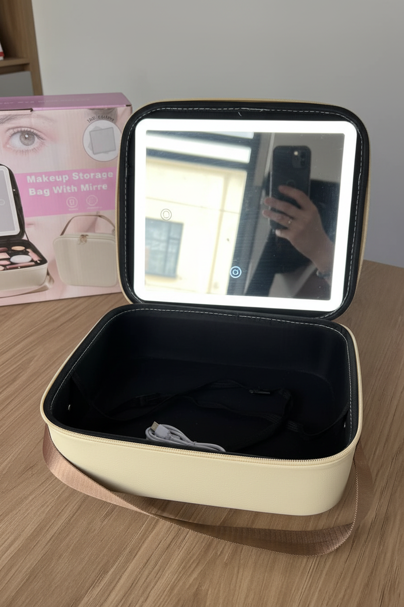 Cosmetiquera con Espejo LED