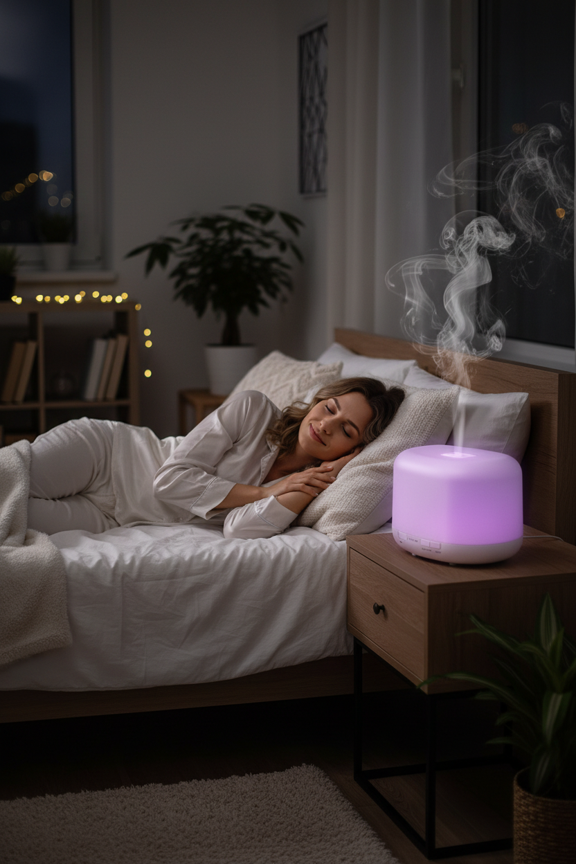 Difusor 500ml en dormitorio