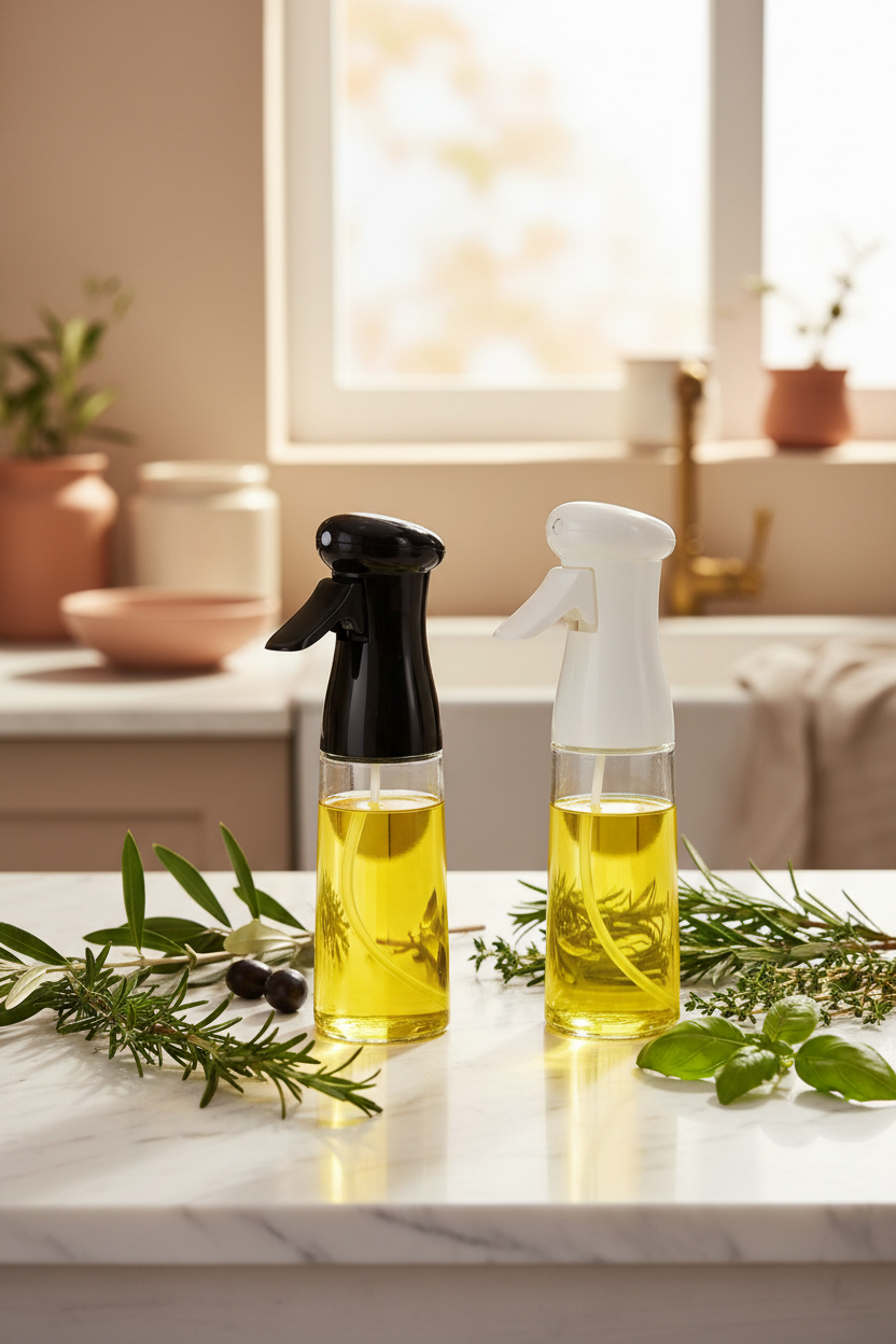 Set x2 pulverizadores de aceite en cocina – Tusset