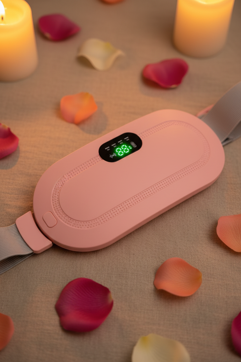 Detalle cinturón térmico rosa – Tusset